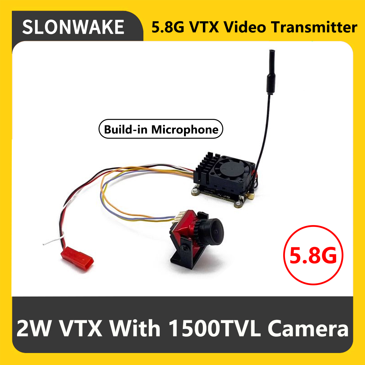 SLONWAKE 5.8G 2000mW FPV VTX T - Fpv Drone Camera review and price